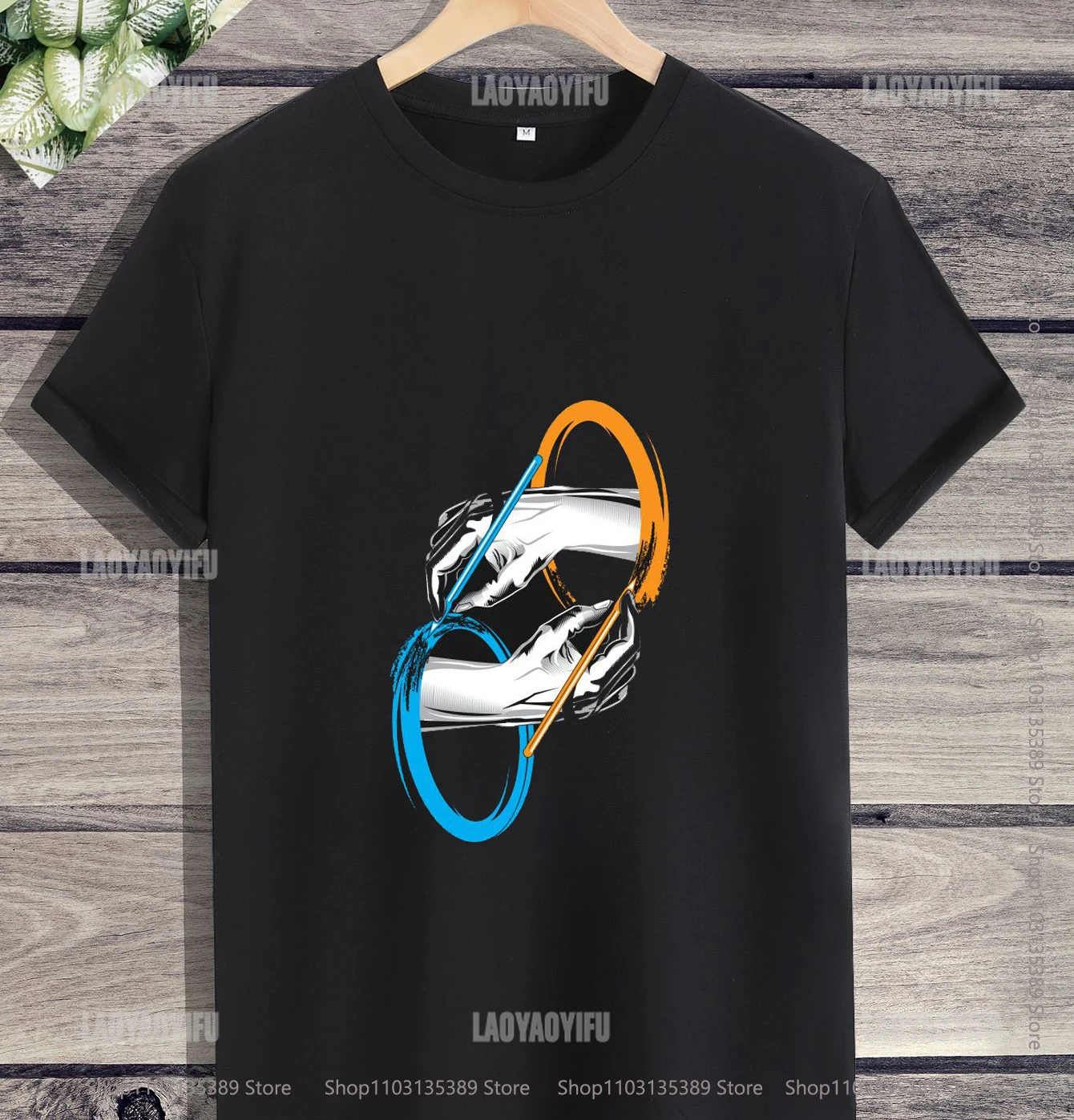 Game Half Life 1 2 Logo T Shirt Summer Vintage O neck Camisa cotton T shirts - Half Life Shop