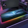 Gaming XL Mouse Pad RGB Mousepad Cool LED Mausepad Keyboard Desk Carpet Game Rubber No slip 1 - Half Life Shop