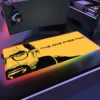 Gaming XL Mouse Pad RGB Mousepad Cool LED Mausepad Keyboard Desk Carpet Game Rubber No slip 3 - Half Life Shop