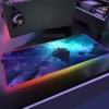 Gaming XL Mouse Pad RGB Mousepad Cool LED Mausepad Keyboard Desk Carpet Game Rubber No slip 6 - Half Life Shop