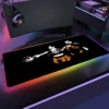 Gaming XL Mouse Pad RGB Mousepad Cool LED Mausepad Keyboard Desk Carpet Game Rubber No slip 9 - Half Life Shop