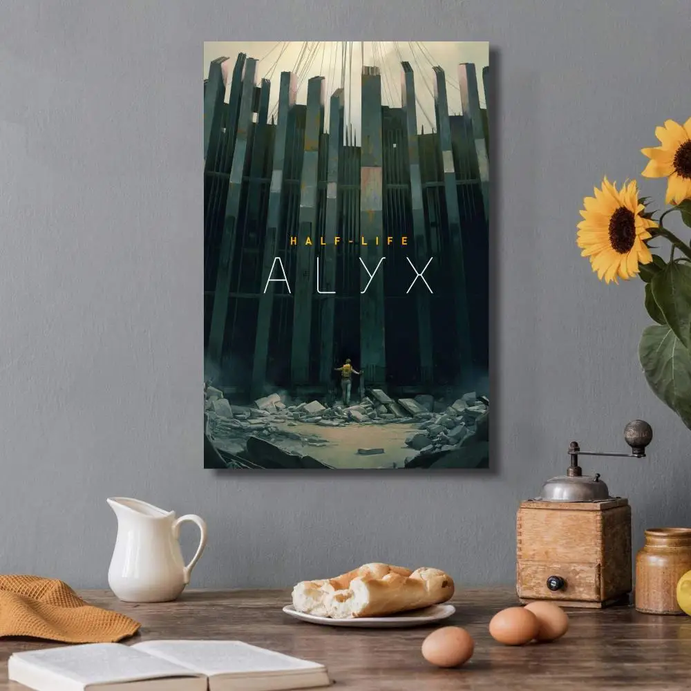 Half Life Alyx Canvas Art Poster and Wall Art Picture Print Modern Family bedroom Decor Posters 21 - Half Life Shop