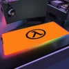 RGB H Half Life beautiful Gamer Table Game for Pc Xl Mouse Pad Computer Desk Carpets 14 - Half Life Shop