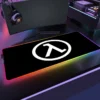 RGB H Half Life beautiful Gamer Table Game for Pc Xl Mouse Pad Computer Desk Carpets 18 - Half Life Shop