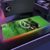 RGB H Half Life beautiful Gamer Table Game for Pc Xl Mouse Pad Computer Desk Carpets 5 - Half Life Shop