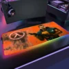 RGB H Half Life beautiful Gamer Table Game for Pc Xl Mouse Pad Computer Desk Carpets 9 - Half Life Shop