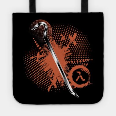 Half Life Crowbar Grunge Tote - Half Life Shop