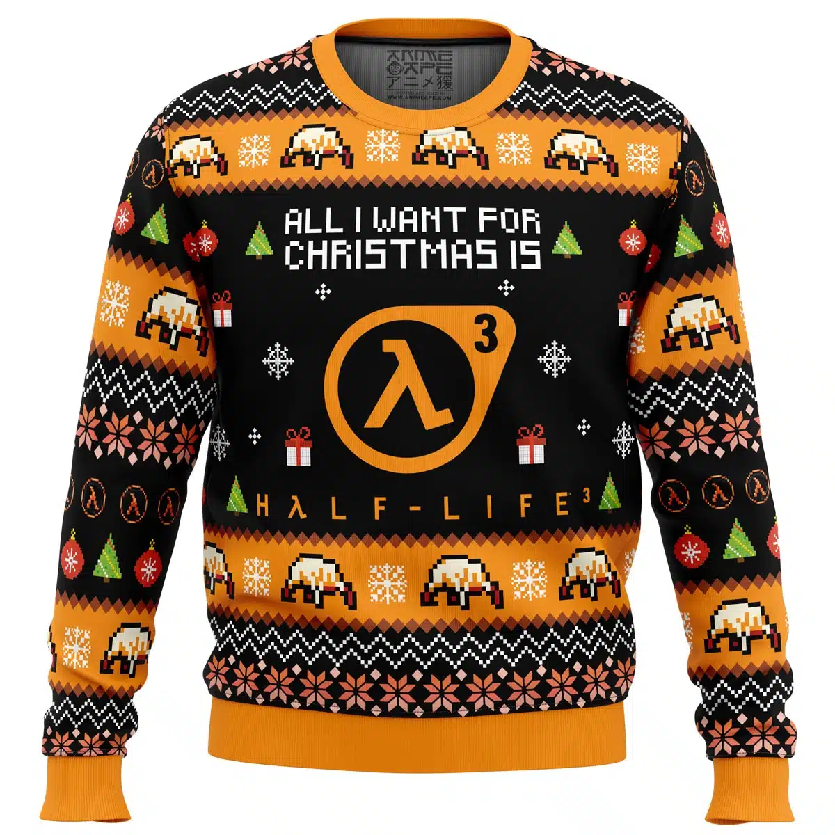 Half life Sweater front 1 - Half Life Shop